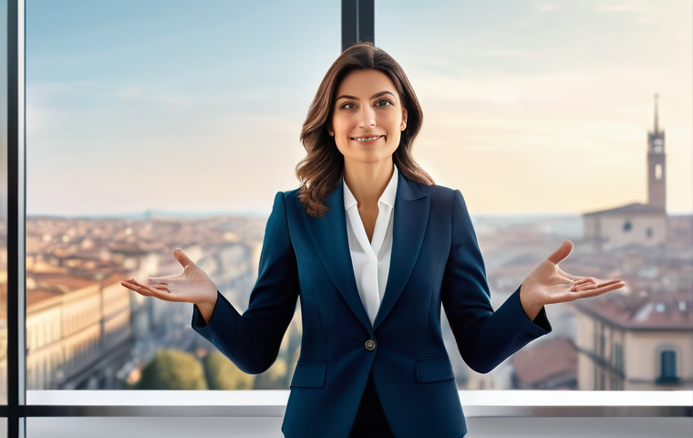 디지털 광고 캠페인에서의 성과를 극대화하는 방법 - Image Prompt 1: The AI-Powered Italian Marketer**